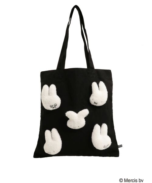 merry jenny(メリージェニー)の「もこもこナインチェfamily bag(トートバッグ・レディース・アイボリー/ブラック・FREE)」の19枚目の写真