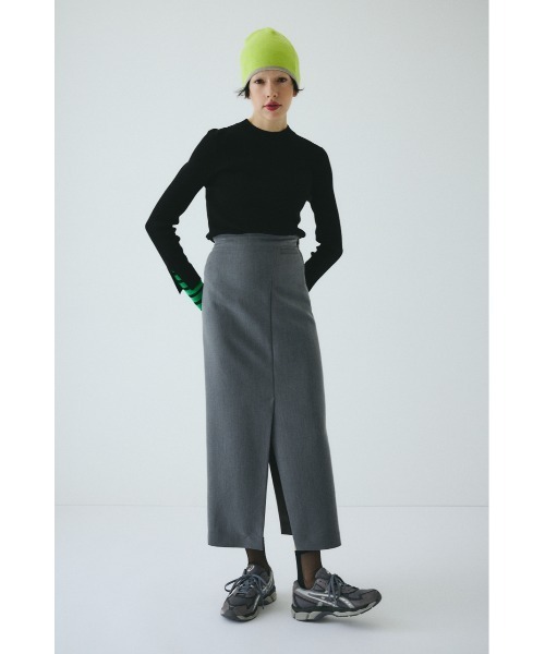 Boder double cuff knit top ボーダーダブルカフニットトップ（ニット