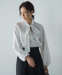 LAUTREAMONT | フォルムボウタイブラウス≪洗濯機で洗える≫(シャツ/ブラウス)