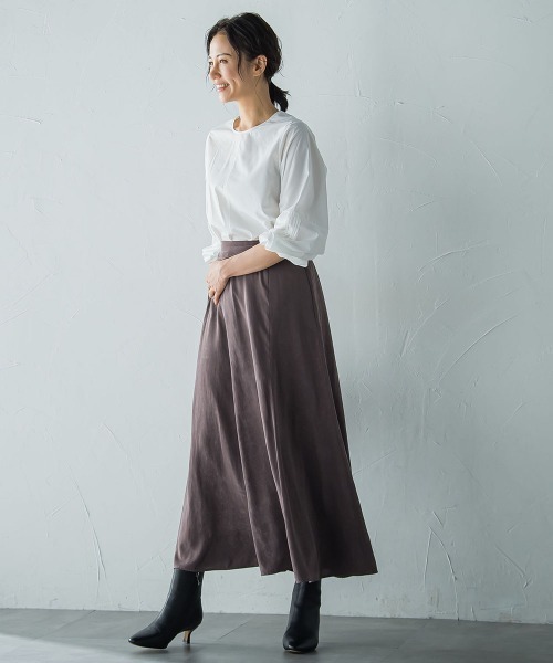 セール】フォルムボウタイブラウス≪洗濯機で洗える≫（シャツ