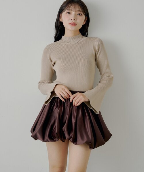 Chico（チコ）の「ボリュームフレアバルーンスカート（スカート・レディース・ベージュ/ブラウン/ブラック・FREE）」の16枚目の写真