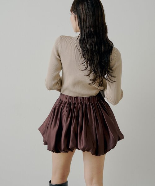 Chico（チコ）の「ボリュームフレアバルーンスカート（スカート・レディース・ベージュ/ブラウン/ブラック・FREE）」の15枚目の写真