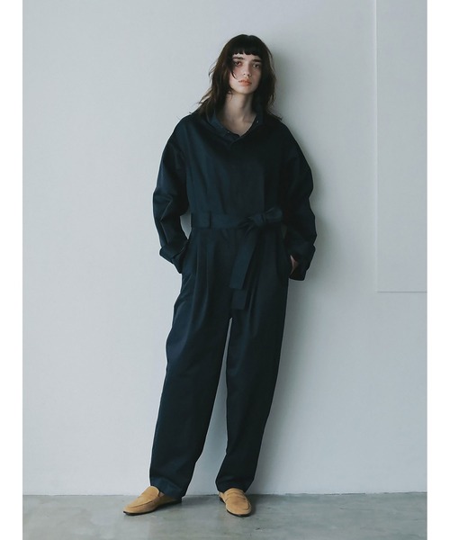 極美品 Drawer コットンギャバジン ジャンプスーツ 36 オールインワン 極美品 Drawer コットンギャバジン ジャンプスーツ 36 オールインワン