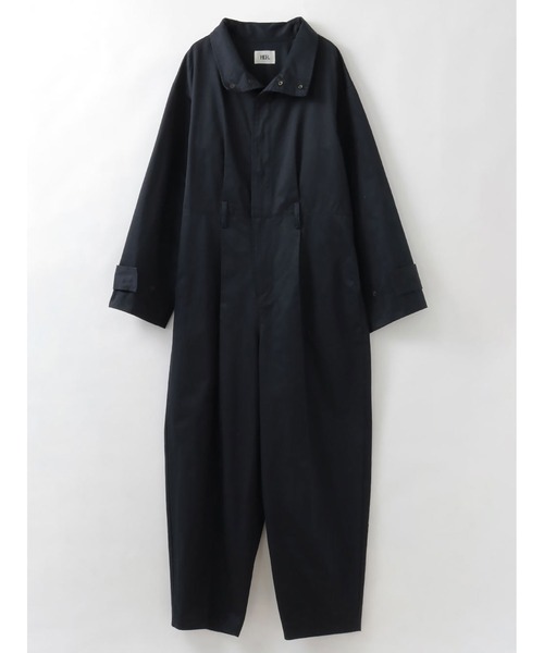 セール】コットンギャバジンジャンプスーツ（つなぎ/オールインワン