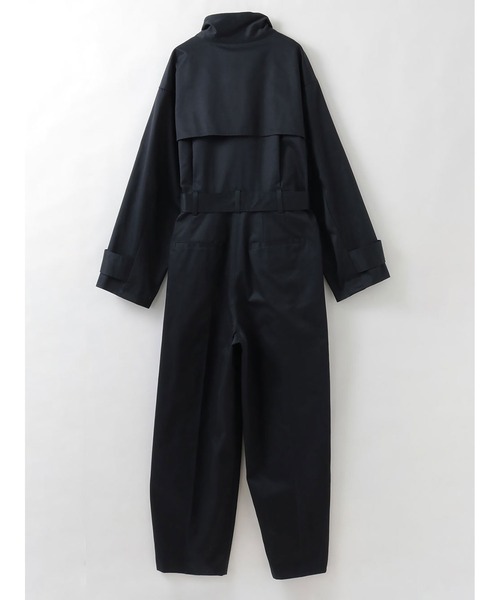 セール】コットンギャバジンジャンプスーツ（つなぎ/オールインワン