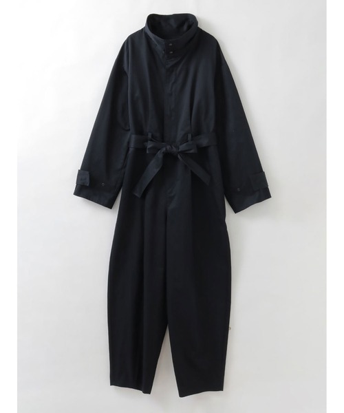 セール】コットンギャバジンジャンプスーツ（つなぎ/オールインワン