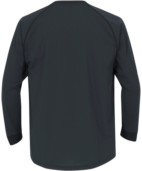 CW-X(シーダブリューエックス)の「トップス ハイゲージニットTシャツ 長袖(Tシャツ/カットソー・レディース・グレー/ブラック・S/L/M)」の3枚目の写真