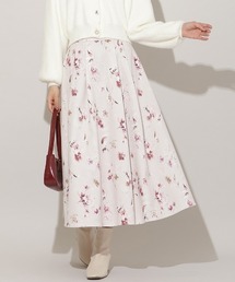 WILLSELECTION | フラワープリントボリュームタックスカート(スカート)
