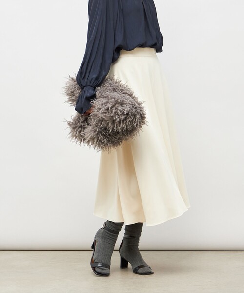 NOLLEY’S（ノーリーズ）の「ウォッシャブル2WAYストレッチフレアスカート（スカート・レディース・キナリ/サックスブルー/ネイビー・36/38/34）」の12枚目の写真