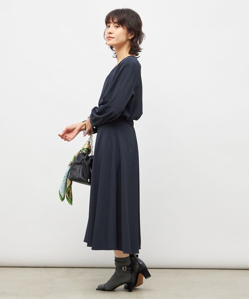 NOLLEY’S（ノーリーズ）の「ウォッシャブル2WAYストレッチフレアスカート（スカート・レディース・キナリ/サックスブルー/ネイビー・36/38/34）」の18枚目の写真