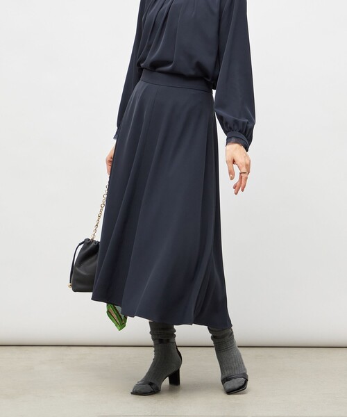 セール】ウォッシャブル2WAYストレッチフレアスカート（スカート