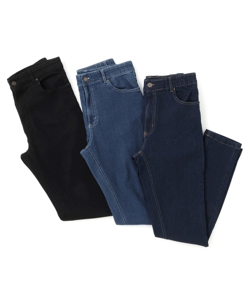 GLAZOS（グラソス）の「ストレッチデニム・スリムパンツ（その他パンツ・キッズ・ダークブルー/ライトブルー/ブラック・LL/L/M/S）」の11枚目の写真