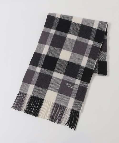 BLUE LABEL CRESTBRIDGE(ブルーレーベルクレストブリッジ)の「クレストブリッジチェックマフラー(マフラー・レディース・ブルー系その他2/ブラック/ピンク系その他2/ベージュ/レッド・FREE)」の12枚目の写真