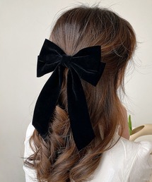 IRADOWL（アイラドール）の「ベロアリボンバレッタ（バレッタ/ヘアクリップ）」
