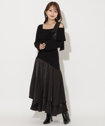 AND COUTURE｜アンドクチュールのワンピース（ブラック/黒色系・フレア