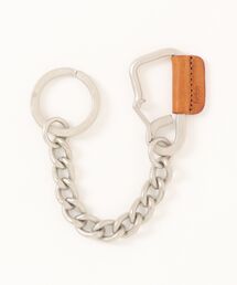 hobo（ホーボー）の「【hobo / ホーボー】CARABINER CHAIN KEY RING with HORSE LEATHER（キーホルダー）」