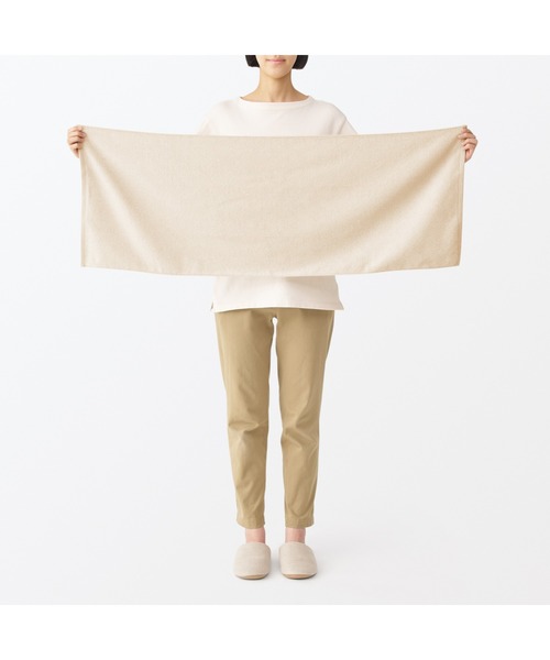無印良品(ムジルシリョウヒン)の「やわらか薄手スポーツタオル・3枚組 40×110cm(タオル・メンズ・チャコールグレー/ブルー/ベージュ・FREE)」の7枚目の写真