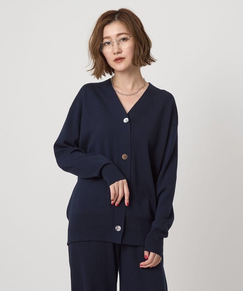 ■専用■<conte> コンテ ハイゲージ Vネック カーディガン conte＞ハイゲージ Vネック カーディガン（カーディガン/ボレロ
