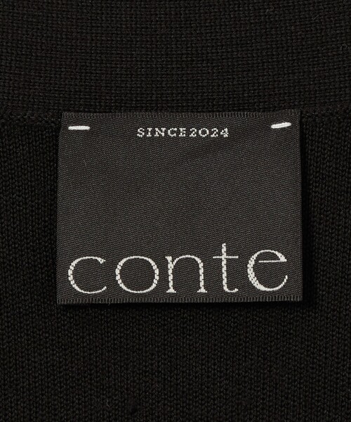 conte＞ハイゲージ Vネック カーディガン（カーディガン/ボレロ