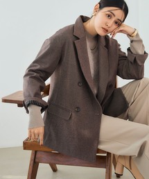 CROSS FUNCTION | 《洗える》アクティかる  ウールライクジャケットコート【CROSS FUNCTION/クロスファンクション】(テーラードジャケット)