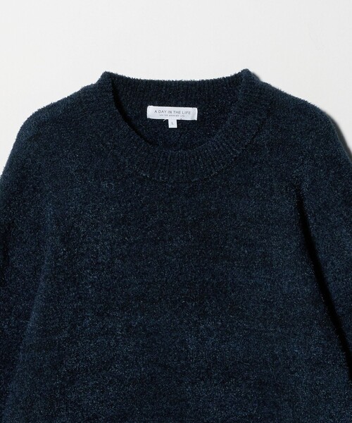 A DAY IN THE LIFE UNITED ARROWS(アデイインザライフユナイテッドアローズ)の「フェザー ヤーン ミラノリブ クルーネックニット-ウォッシャブル-<A DAY IN THE LIFE>(ニット/セーター・メンズ・ライトグレー/ダークグレー/ネイビー・M/L)」の16枚目の写真