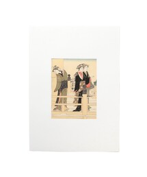 BEAMS（ビームス）の「アダチ版画研究所 / 北尾政演 復刻木版画 回廊上の美人（ポスター/アート）」