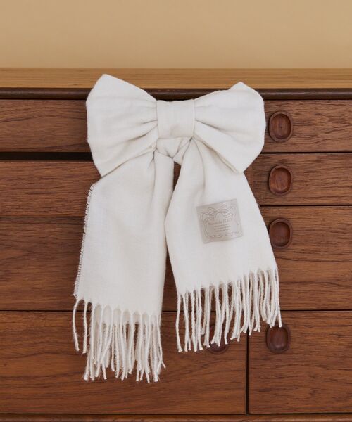リボン付きストール（マフラー）｜Maison de FLEUR（メゾンドフルール