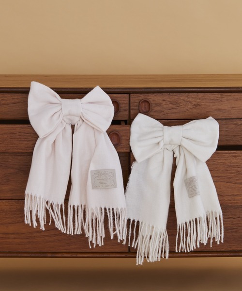 リボン付きストール（マフラー）｜Maison de FLEUR（メゾンドフルール