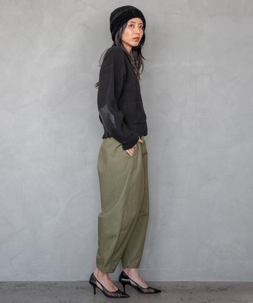 NEW ERA（ニューエラ）の「【HEREIAM】NEWERA/BASIC CUFF SHAGGY KNIT（ニットキャップ/ビーニー・レディース・ピンク/アイボリー/ブラック・FREE）」の6枚目の写真