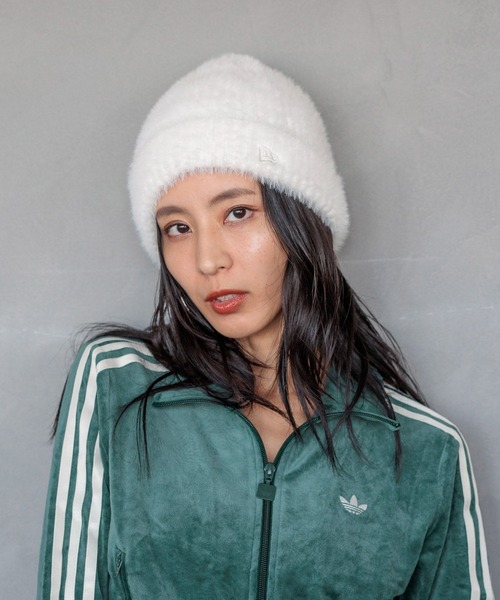 HEREIAM】NEWERA/BASIC CUFF SHAGGY KNIT（ニットキャップ/ビーニー