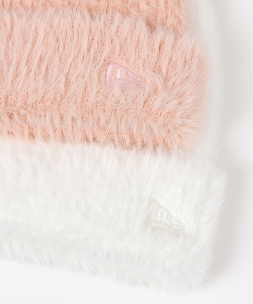 NEW ERA（ニューエラ）の「【HEREIAM】NEWERA/BASIC CUFF SHAGGY KNIT（ニットキャップ/ビーニー・レディース・ピンク/アイボリー/ブラック・FREE）」の20枚目の写真