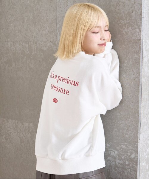 LOVETOXIC(ラブトキシック)の「【GOODPRICE】ゆるキャラベーシックスウェット(スウェット・キッズ・オフホワイト/チャコール/ピンク/サックスブルー・130cm/S:140cm/M:150cm/L:160cm)」の6枚目の写真