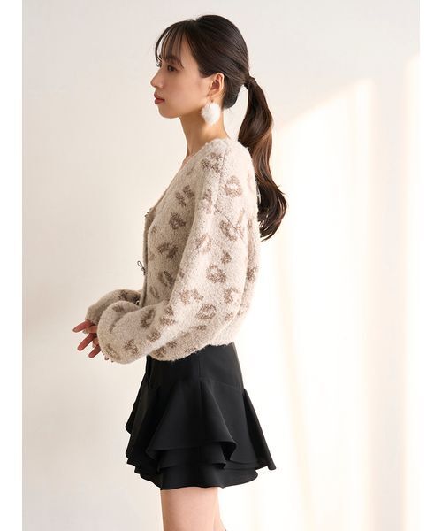 SNIDEL（スナイデル）の「レイヤードフリルミニスカショーパン（その他パンツ・レディース・ブラック/モカ/チェック・0/1）」の22枚目の写真