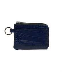WKNDRS（ウィーキャンドース）の「CROC CARD WALLET (NAVY)（札入れ/マネークリップ）」