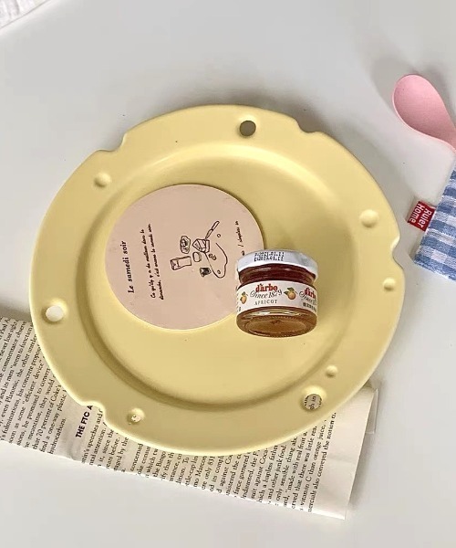 Made in I（メイドインアイ）の「ぽこぽこチーズプレート（食器・レディース・イエロー/ホワイト・FREE）」の16枚目の写真