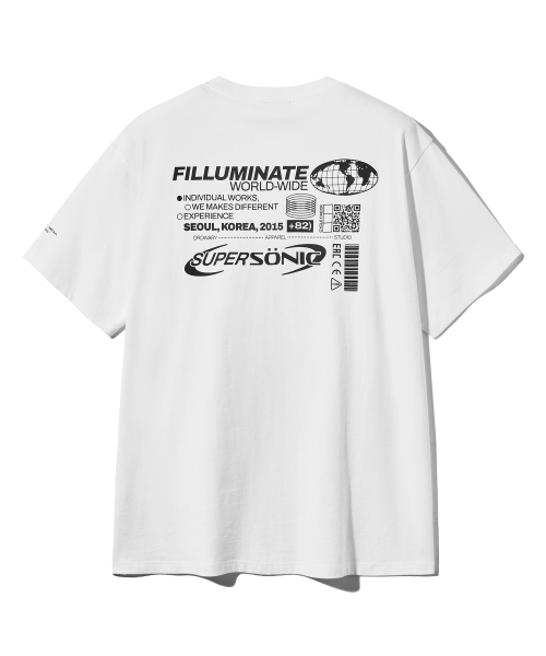 F.ILLUMINATE（フィルミネイト）の「ワールドリンクTシャツ - ホワイト（Tシャツ/カットソー・レディース・その他・SMALL/MEDIUM/LARGE）」の3枚目の写真