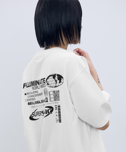F.ILLUMINATE（フィルミネイト）の「ワールドリンクTシャツ - ホワイト（Tシャツ/カットソー・レディース・その他・SMALL/MEDIUM/LARGE）」の4枚目の写真