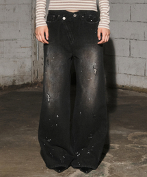 vt denim pants (black)