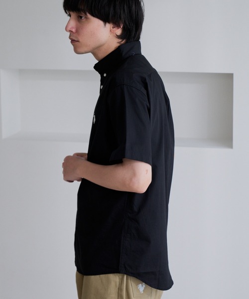 U.S. POLO ASSN.(ユーエスポロアッスン)の「【U.S. POLO ASSN.】ワンポイント ブロード 半袖 ボタンダウンシャツ(シャツ/ブラウス・メンズ・ホワイト/インディゴブルー/ネイビー/ブラック・L/M)」の16枚目の写真