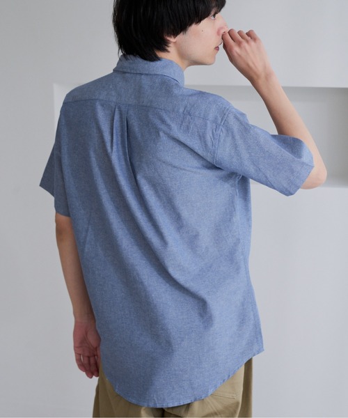 U.S. POLO ASSN.(ユーエスポロアッスン)の「【U.S. POLO ASSN.】ワンポイント ブロード 半袖 ボタンダウンシャツ(シャツ/ブラウス・メンズ・ホワイト/インディゴブルー/ネイビー/ブラック・L/M)」の19枚目の写真