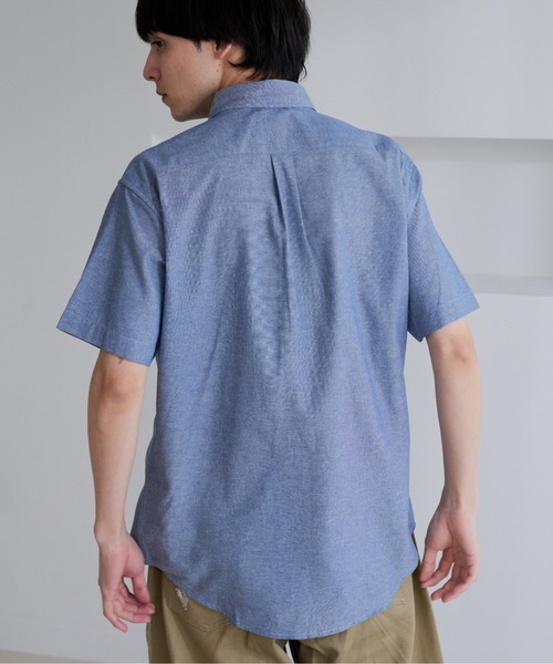 U.S. POLO ASSN.(ユーエスポロアッスン)の「【U.S. POLO ASSN.】ワンポイント ブロード 半袖 ボタンダウンシャツ(シャツ/ブラウス・メンズ・ホワイト/インディゴブルー/ネイビー/ブラック・L/M)」の20枚目の写真