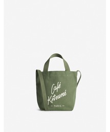 Maison Kitsune(]Lcl)CAFE KITSUNE  MINI TOTE(g[gobO)