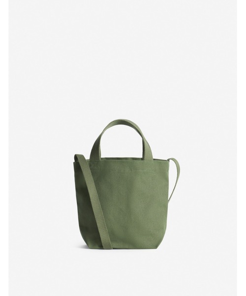 Maison Kitsune(メゾンキツネ)の「CAFE KITSUNE MINI TOTE(トートバッグ・メンズ・オリーブドラブ・U)」の3枚目の写真