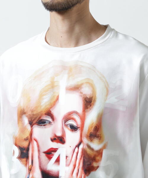 maxsix(マックスシックス)の「maxsix(マックスシックス)MONROE 3D L/S TEE(Tシャツ/カットソー・メンズ・ホワイト・L/M/S)」の6枚目の写真