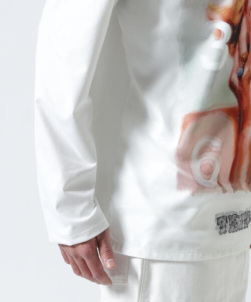 maxsix(マックスシックス)の「maxsix(マックスシックス)MONROE 3D L/S TEE(Tシャツ/カットソー・メンズ・ホワイト・L/M/S)」の8枚目の写真