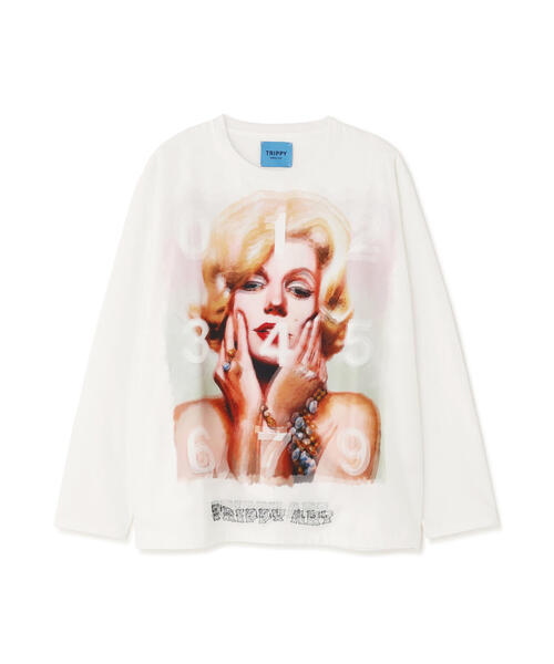 maxsix(マックスシックス)の「maxsix(マックスシックス)MONROE 3D L/S TEE(Tシャツ/カットソー・メンズ・ホワイト・L/M/S)」の10枚目の写真