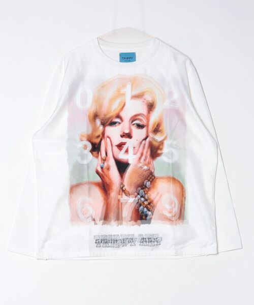 maxsix(マックスシックス)の「maxsix(マックスシックス)MONROE 3D L/S TEE(Tシャツ/カットソー・メンズ・ホワイト・L/M/S)」の2枚目の写真