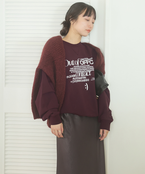 Russell Athletic(ラッセルアスレティック)の「RUSSELL×LOUNA ロゴスウェット(スウェット・レディース・ライトグレー/ボルドー・FREE)」の10枚目の写真