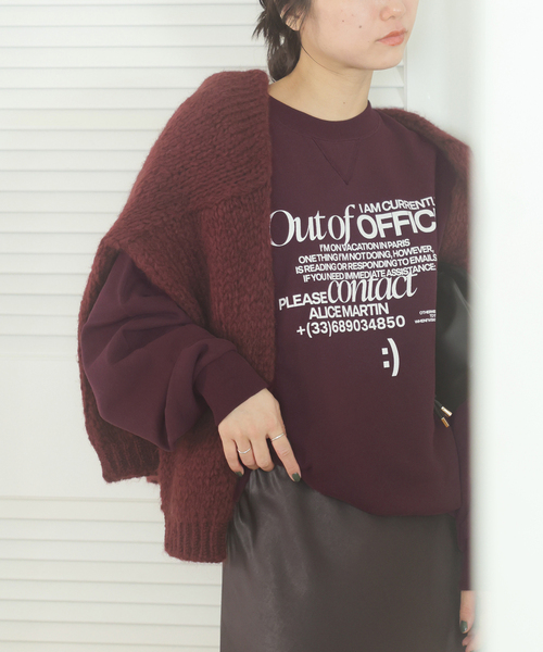 Russell Athletic(ラッセルアスレティック)の「RUSSELL×LOUNA ロゴスウェット(スウェット・レディース・ライトグレー/ボルドー・FREE)」の11枚目の写真