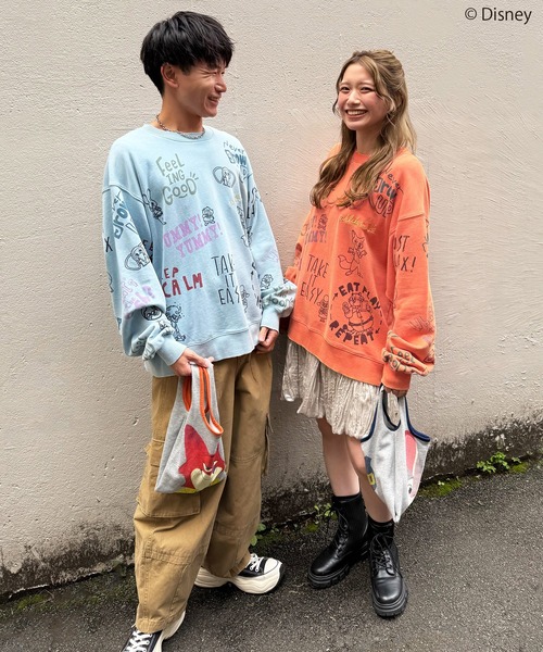 DOUBLE NAME（ダブルネーム）の「【Disney】ズートピア/パイピングスウェットミニBAG（クラッチバッグ・レディース・オレンジ/ブルー・FREE）」の7枚目の写真